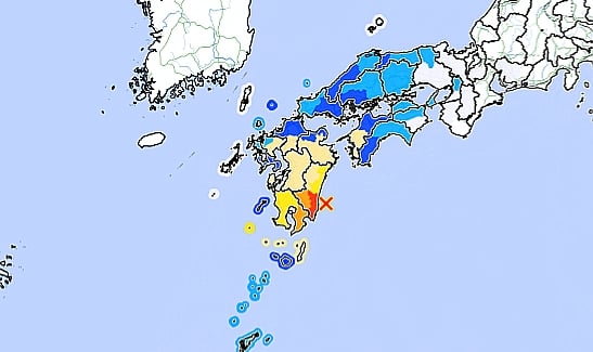 Japonya’da büyük deprem. Tsunami uyarısı yapılmadı